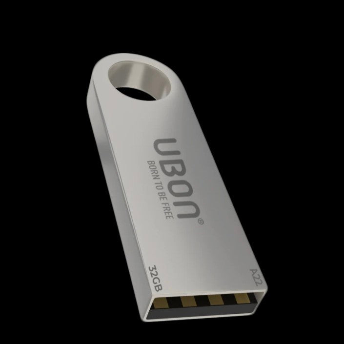 Ubon Rocket Series UPD-3250 USB 2.0 Metal Body High Speed 32 Pen Drive (Grey)