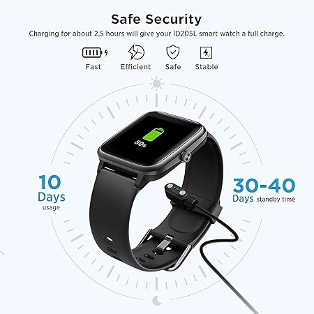 FIRE BOLTT Smartwatch USB All Type Charging Charger Compatible with Boat, Fire Boltt, Noise, Dizo, beatXP, Fast-Track & All 2 Pin Charger Watches (Cable Only)