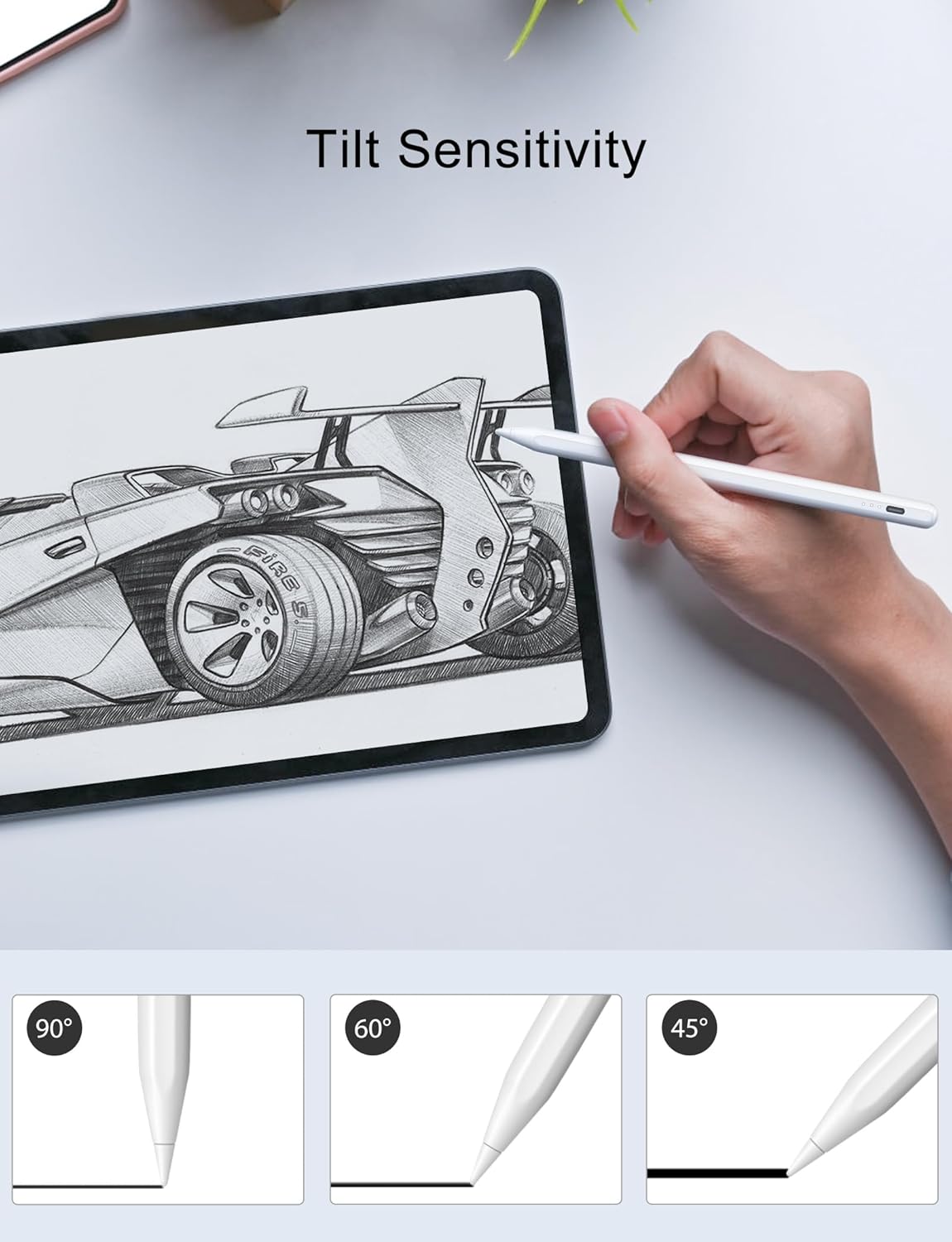 Android Tablet & iOS All iPad Pencil NO.1 Sales in US&EU,13 Mins Fast Charge Stylus Pen for iPad with Palm Rejection for 2018-2025 iPad Air 3/4/5/M2/M3, iPad mini 5/6, iPad 6/7/8/9/10/11, iPad Pro