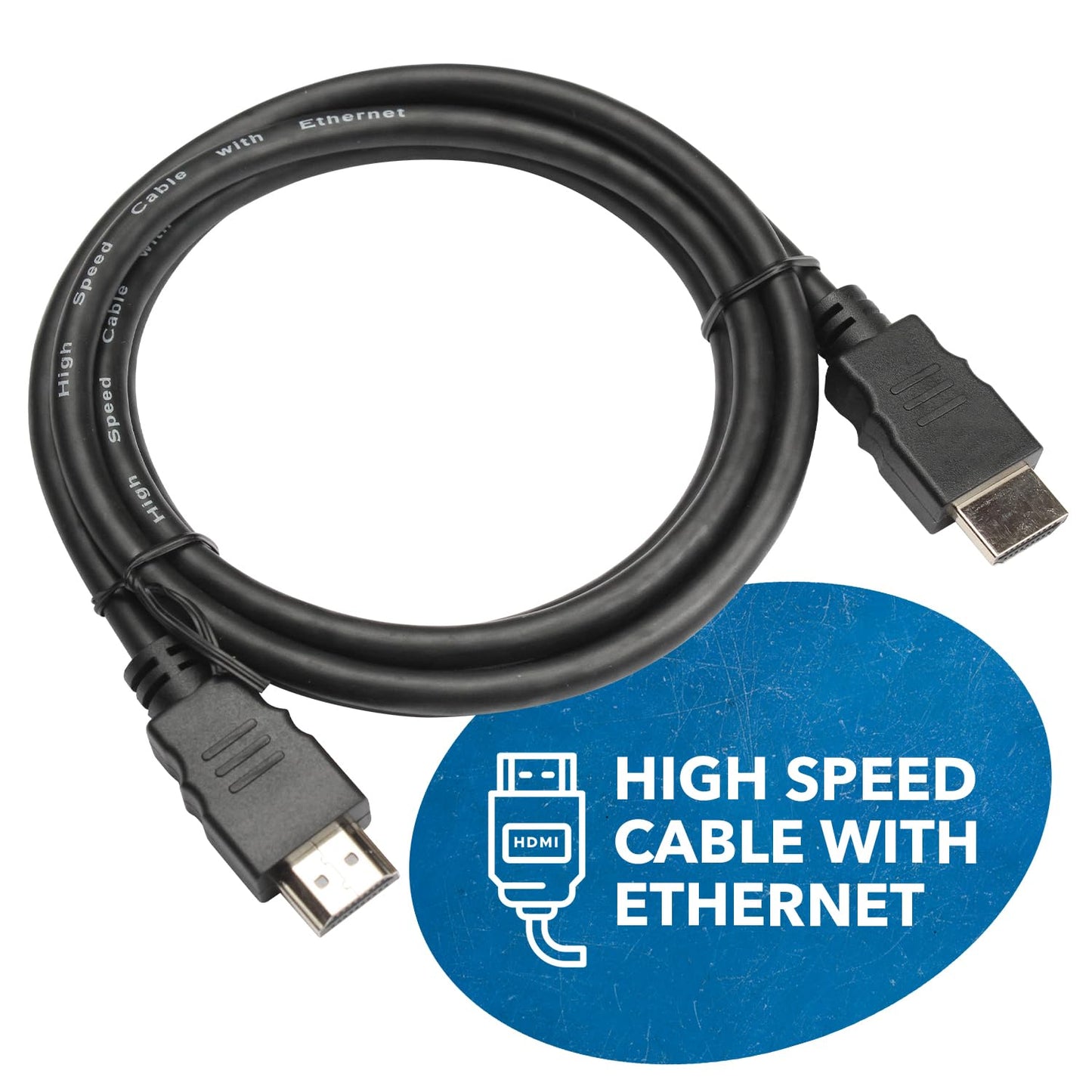 TGG UltraHigh-Speed 4K HDMI Cable 1.5 Meter (4.94ft) - HDMI Cable 4K@60Hz, HDR10, ARC, 3D - Durable PVC – Compatible With TVs, Sound Bar, Laptop, Projector & More (1 Pack)