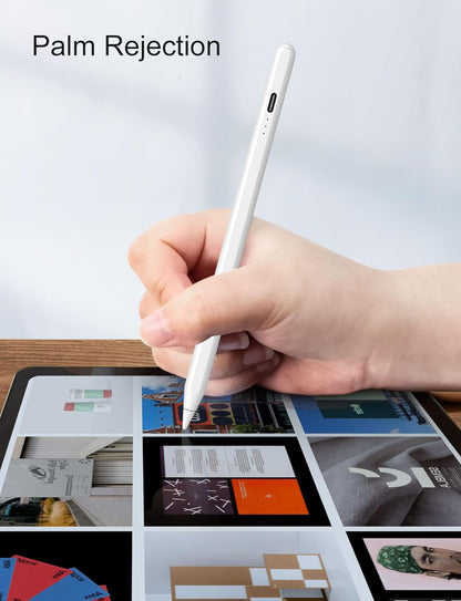 Android Tablet & iOS All iPad Pencil NO.1 Sales in US&EU,13 Mins Fast Charge Stylus Pen for iPad with Palm Rejection for 2018-2025 iPad Air 3/4/5/M2/M3, iPad mini 5/6, iPad 6/7/8/9/10/11, iPad Pro