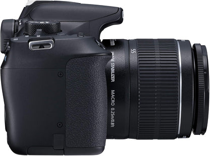 Canon EOS 1300D 18MP Digital SLR Camera (Black) with 18-55mm ISII Lens, 16GB Card and Carry Case