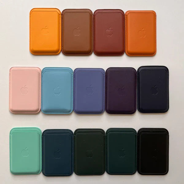 MagSafe Leather Wallet Card Holder