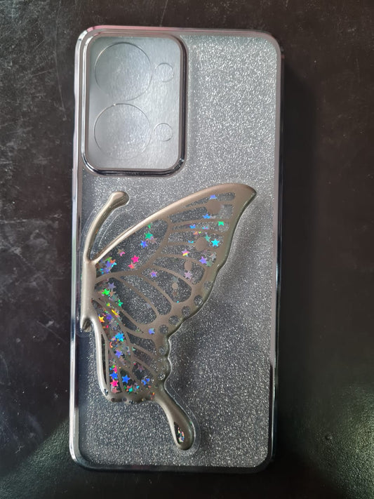 Luxury Glitter Cute Butterfly Plating Soft TPU
