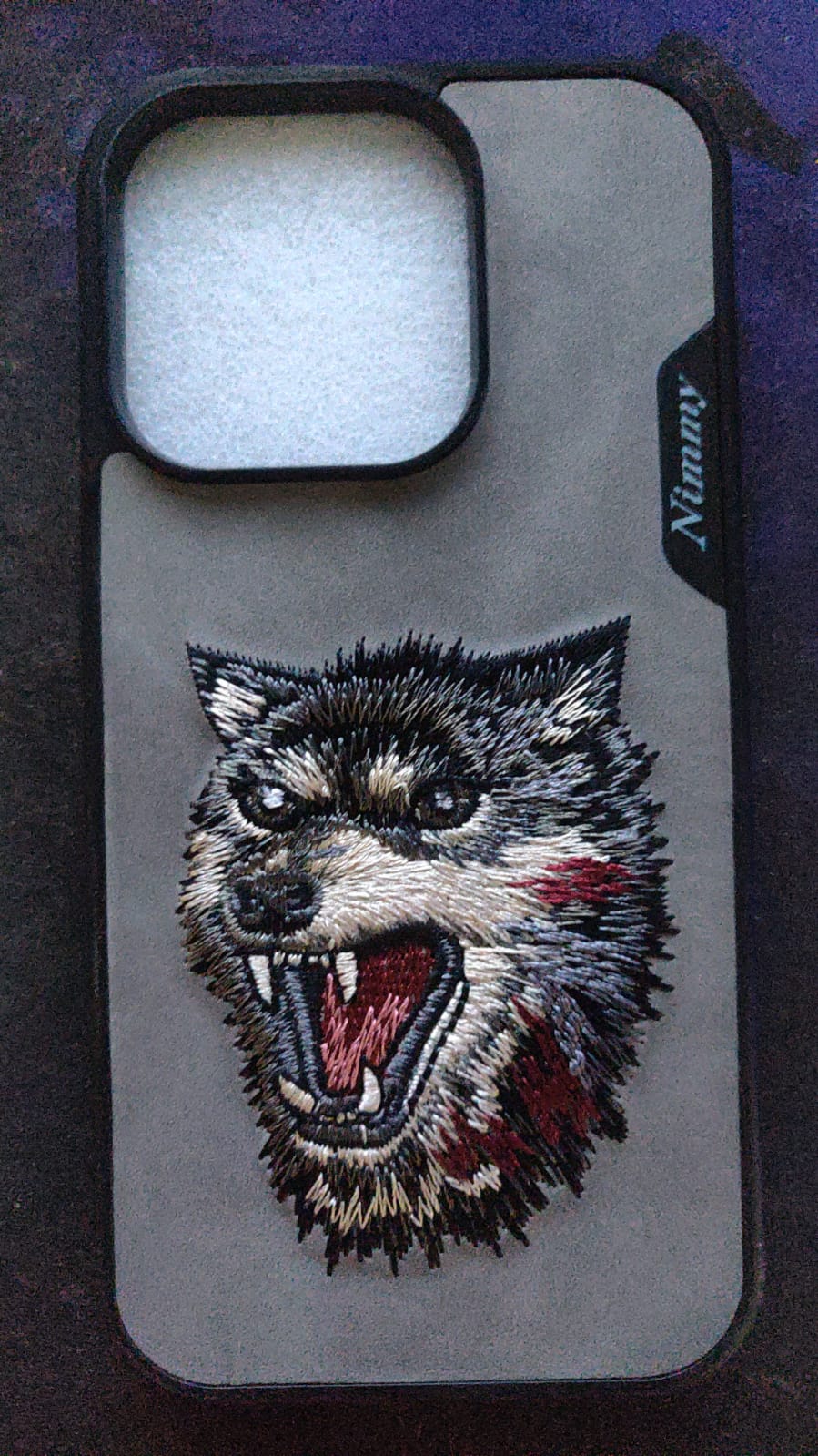 Nimmy Jacket Cool & Cute Embroidery Case Cover- For iPhone