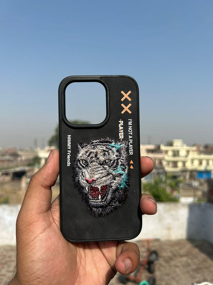 Nimmy Jacket Cool & Cute Embroidery Case Cover- For iPhone