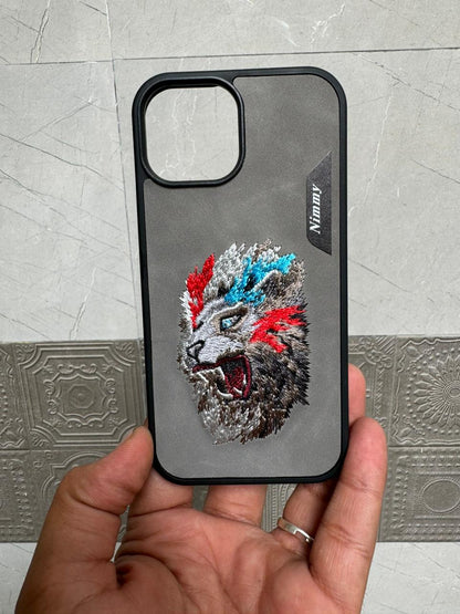 Nimmy Jacket Cool & Cute Embroidery Case Cover- For iPhone
