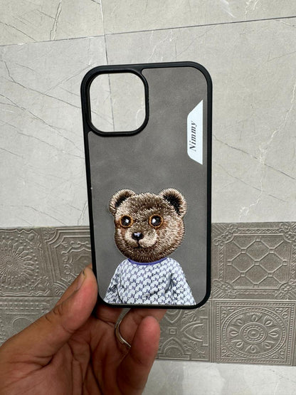 Nimmy Jacket Cool & Cute Embroidery Case Cover- For iPhone