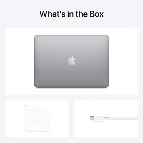MacBook Air 2020 A2337 (Apple M1 Chip 13.3 Inch)- Refurbished , Fair, 8 GB / 256 GB SSD, MacOS, Space Grey