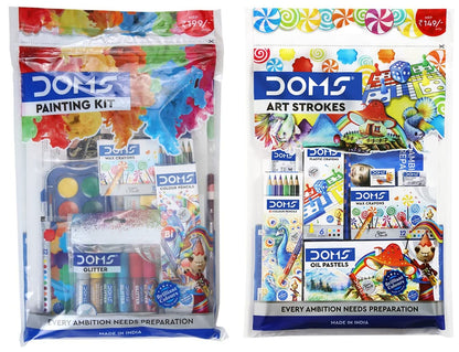 DOMS Painting Kit Gifting Range for Kids Art Strokes Kit, Multicolor